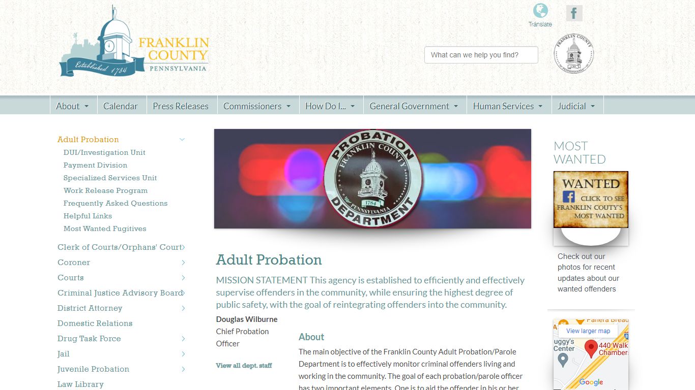 Adult Probation - Franklin County, PA