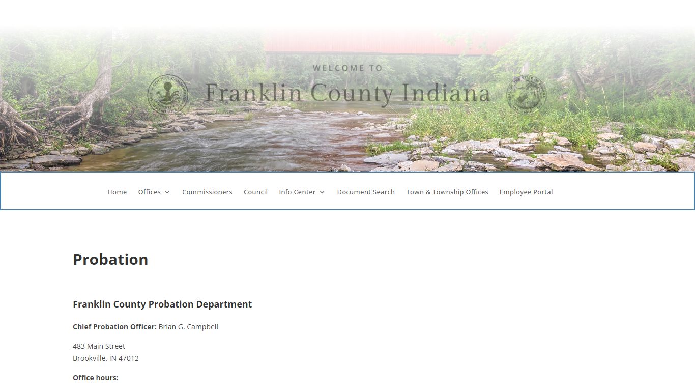 Probation | Franklin County Indiana